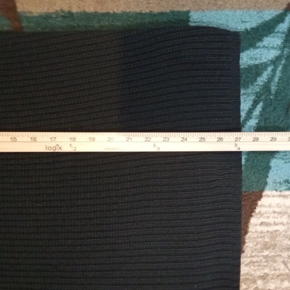 Jenni Kayne Black V-Neck Sweater Oversized Organic Cotton Fisherman Womens M - Picture 8 of 10